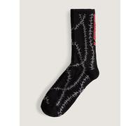 Vans - Calcetines altos Murray (1 par), Hombre, Negro, Talla: L (42.5-47 )