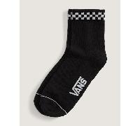 Vans - Calcetines de media caña Checkerboard P Check (1 par), Negro, Talla: S (34.5-38 )