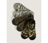 Vans - Calcetines Ticker Canoodle (3 pares), Hombre, Verde, Talla: S (34.5-38 )