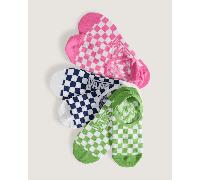 Vans - Calcetines Ticker Canoodle Checkerboard (3 pares), Hombre, Rosa, Talla: M (38.5-42 )