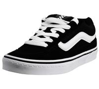 Vans Caldrone - Tenis para Mujer, Malla de Ante Negro y Blanco, 39 EU