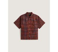 Vans - Camisa de cuadros Larkspur Timber, Hombre, Rojo, Talla: XS
