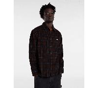 Vans - Camisa de manga larga con botones Ave, Hombre, Marrón, Talla: M