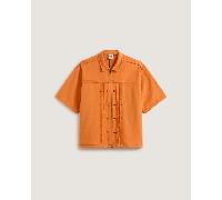 Vans - Camisa Double Edge OTW By Vans, Hombre, Naranjo, Talla: L