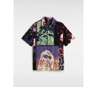Vans - Camisa Prospect Collage, Hombre, Azul, Talla: M