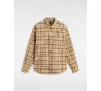 Vans - Camisa tejida de pana y manga larga Nate, Hombre, Gris, Talla: XS