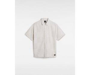 Vans - Camisa tejida Kessler Checkerboard, Hombre, Blanco, Talla: L