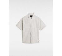 Vans - Camisa tejida Kessler Checkerboard, Hombre, Blanco, Talla: M
