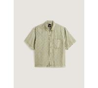 Vans - Camisa Van Doren Check Camp, Hombre, Beis, Talla: M