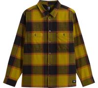 Vans - Camisas - Larkspur Plaid Flannel Burnt Gold/Black - Talla XL - Marrón Marrón XL