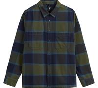 Vans - Camisas - Larkspur Plaid Flannel Grape Leaf/Parisiannght - Talla M - Caqui Caqui M