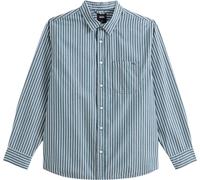 Vans - Camisas - LX Dobby Stripe LS Shirt Mystic Moss - Talla M - Verde Verde M