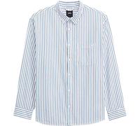 Vans - Camisas - LX Dobby Stripe LS Shirt White - Talla M - Blanco Blanco M