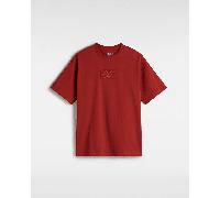 Vans - Camiseta Blocked Box, Hombre, Rojo, Talla: XS