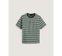 Vans - Camiseta Cameron Stripe, Hombre, Verde, Talla: M