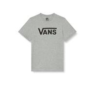 Vans Camiseta clásica Drop V SS Crew para Hombre, Color Jaspeado atlético, Talla S, Gris, S