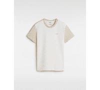 Vans - Camiseta Colorblock, Mujer, Beis, Talla: XXL