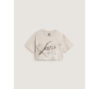 Vans - Camiseta corta Afterburn, Mujer, Beis, Talla: M