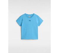 Vans - Camiseta corta Basic, Mujer, Azul, Talla: L