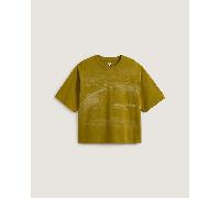 Vans - Camiseta corta Skate Hillz Bomb de Atiba Jefferson, Hombre, Dorado, Talla: S