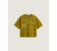 Vans - Camiseta corta Skate Hillz Bomb de Atiba Jefferson, Hombre, Dorado, Talla: XS