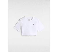 Vans - Camiseta corta Style 76, Mujer, Blanco, Talla: XXL