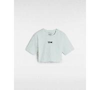 Vans - Camiseta corta y manga corta Flying V II, Mujer, Verde, Talla: XL