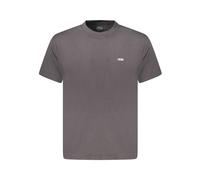 Vans Hombre Camiseta con Logo En El Pecho Izquierdo, Black, S
