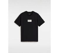 Vans - Camiseta de corte extragrande Garden, Mujer, Negro, Talla: S