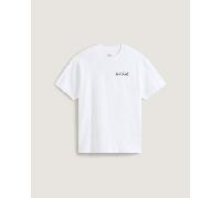 Vans - Camiseta de corte holgado Barb Plate, Hombre, Blanco, Talla: M