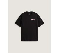 Vans - Camiseta de corte holgado Barb Plate, Hombre, Negro, Talla: S