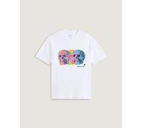 Vans - Camiseta de corte holgado Bone Head, Hombre, Blanco, Talla: XXL