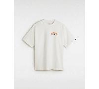 Vans - Camiseta de corte holgado Keep the Rhythm, Hombre, Blanco, Talla: L