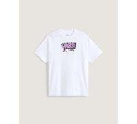Vans - Camiseta de corte holgado y manga corta Vans Graff, Hombre, Blanco, Talla: L