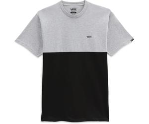 Vans Camiseta de hombre Colorblock Tee Athletic Heather-Negro XL