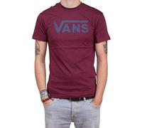 Vans - Camiseta de Hombre diseño clásico, Hombre, MN Vans Classic, Burgundy/Dress, L