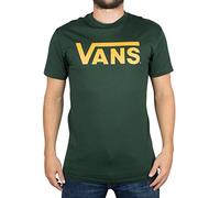 Vans - Camiseta de Hombre diseño clásico, Hombre, MN Vans Classic, Forest/Mustard, M