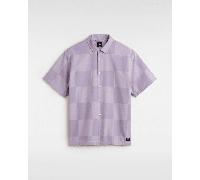 Camisa Vans Hombre Kessler Checkerboard, Manga Corta - E57 (Violeta)