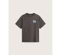 Vans - Camiseta de manga corta y corte holgado Heavy Thinker, Hombre, Negro, Talla: XS