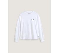 Vans - Camiseta de manga larga Café Vans, Hombre, Blanco, Talla: XXL