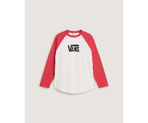 Vans - Camiseta de manga larga CORE RAGLAN, Hombre, Rosa, Talla: XS