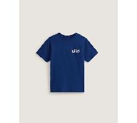 Vans - Camiseta de niño Racing Flames (8-14 años), Azul, Talla: S