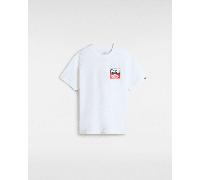 Vans - Camiseta de niños OG Logo (8-14 años), Blanco, Talla: S