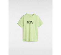 Vans - Camiseta de niños pequeños Stacked (2-8 años), Verde, Talla: 2-3A
