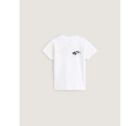 Vans - Camiseta Double Standard de niños pequeños (2-8 años), Blanco, Talla: 6-7A