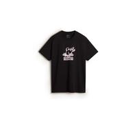 Vans - Camiseta Down The Rabbit Hole, Mujer, Negro, Talla: L