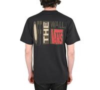 Vans Camiseta Estampado Crackle Stretch S/S - Negro Algodón