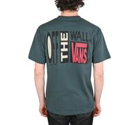 Vans Camiseta Estilo Crackle Stretch S/S Mystic Moss Verde Hombre