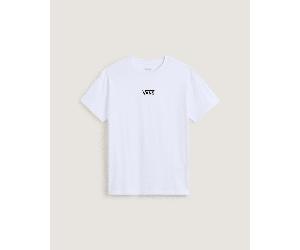Vans - Camiseta extragrande Flying V, Mujer, Blanco, Talla: M