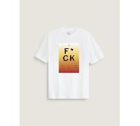Vans - Camiseta F*ck The Algorithm, Hombre, Blanco, Talla: L